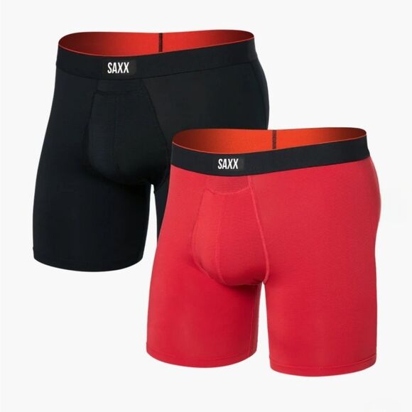 Saxx Multi-Sport Mesh 2pk Boxer Briefs - Picture 1 of 3